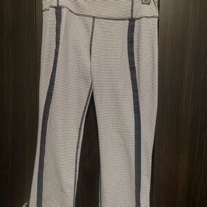 Lululemon Athletica Black and White Checkered Leggings